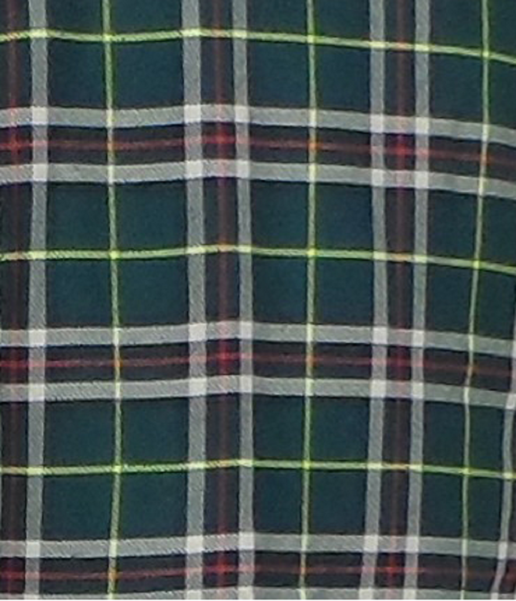Run & Fly Mens 60s Vintage Retro Mod Checked Green Tartan Skinny Fit Trousers