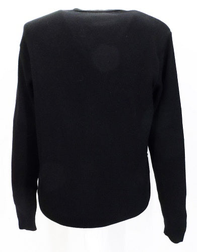 Relco Classic Retro Black and White Checkerboard Cardigan