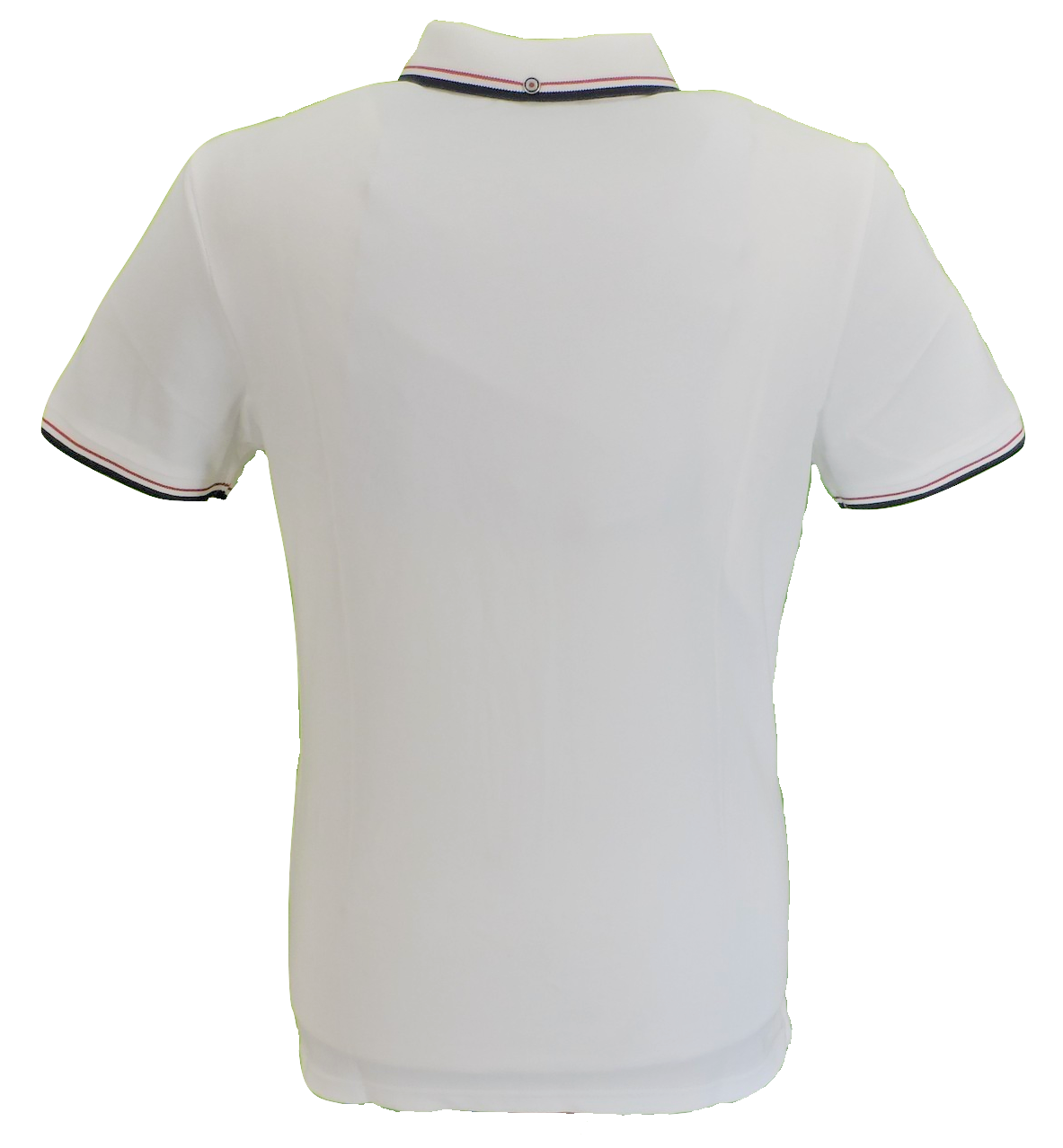 Ben Sherman Men's White Signature 100% Cotton Polo Shirt