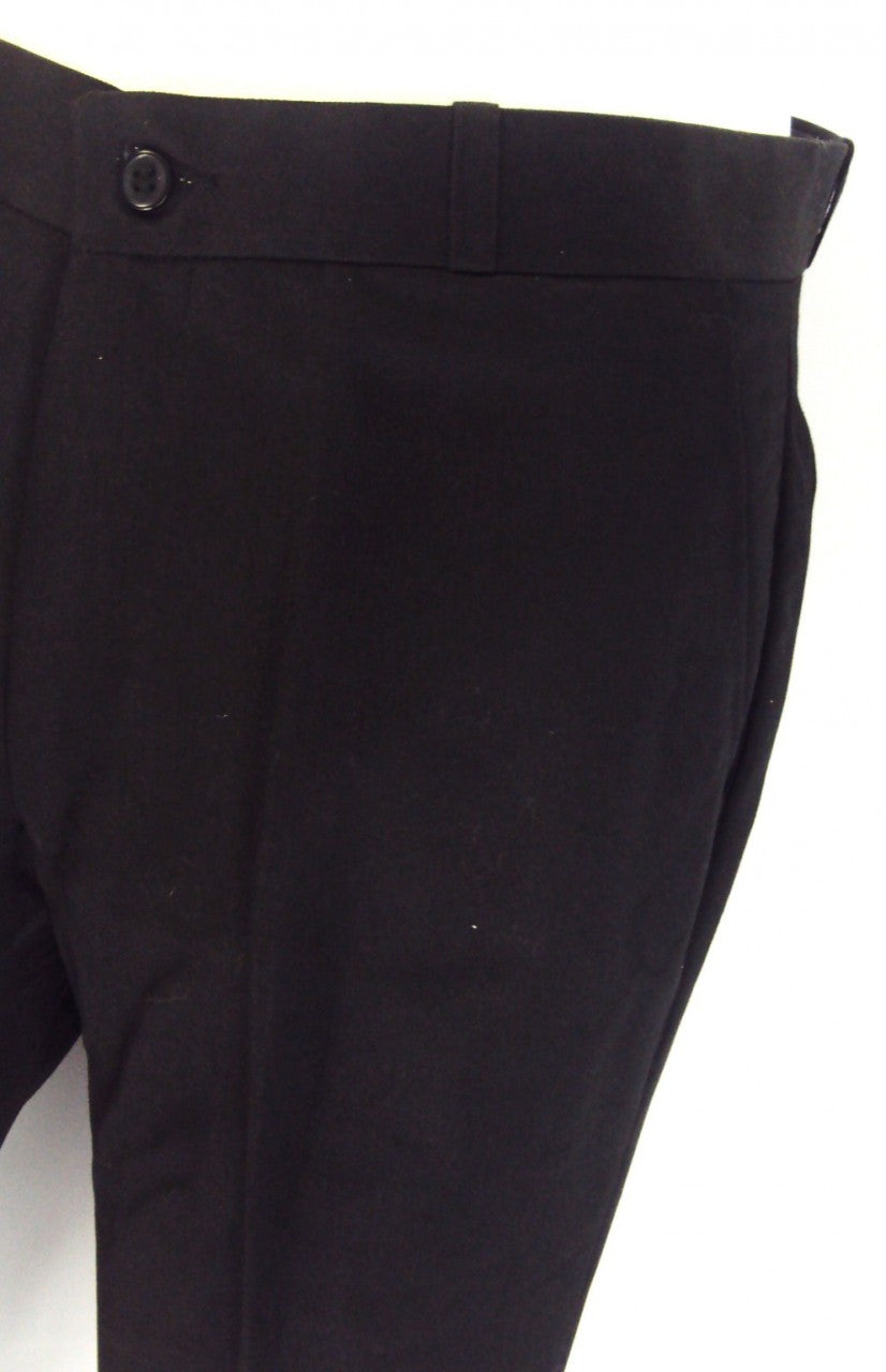 Black 60S 70S Retro Mod Vintage Sta Press Trousers