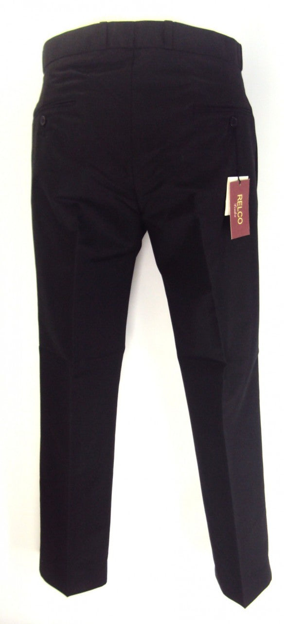 Black 60S 70S Retro Mod Vintage Sta Press Trousers