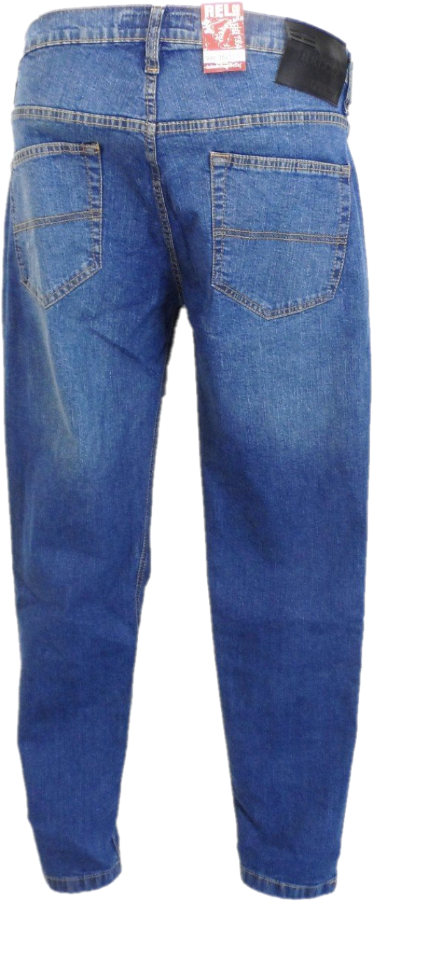 Relco Blue Stonewashed Skinny Stretch Jeans