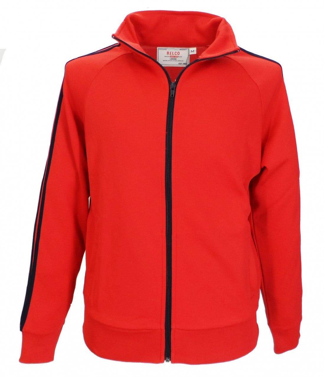 Relco Mens Red Retro Track Tops