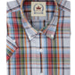 Relco Mens Multi Check Short Sleeved Vintage/Retro Button Down Shirts