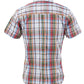 Relco Ladies Retro Multi Check Button Down Short Sleeved Shirts