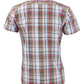 Relco Mens Multi Check Short Sleeved Vintage/Retro Button Down Shirts