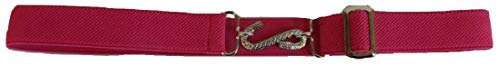 Cinturones elásticos de serpiente de colores lisos de 1 pulgada de ancho unisex retro de los años 70