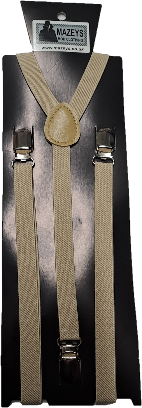 Mazeys Classic 3 Clip Y Shape 1/2 Inch Mod Skinhead Fully Adjustable Braces