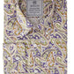 Relco Platinum Mens Purple Paisley Button Down Shirts