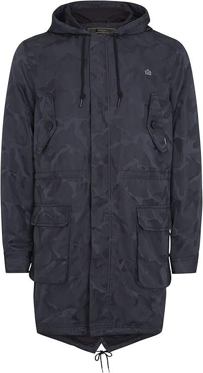 Merc Men Camouflage Dark Blue Charlie Parka