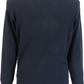 Gabicci Vintage Navy Blue Soda Stripe Knitted Polo