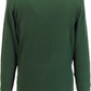 Gabicci Vintage Forest Green Stripe Knitted Polo