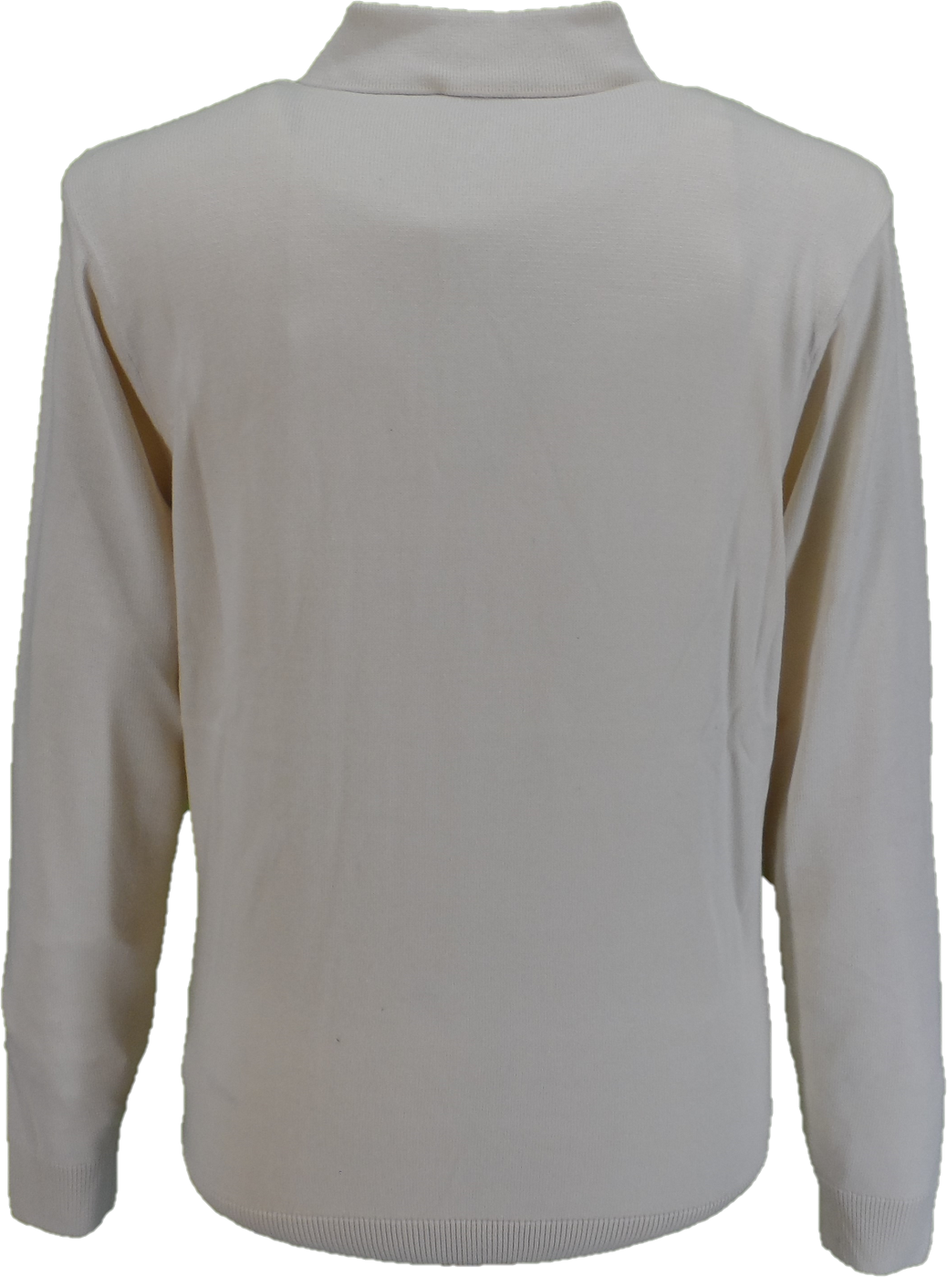 Gabicci Vintage Cream Soda Stripe Knitted Polo