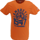 Lambretta Mens Orange 1947 Scooter Retro T Shirt