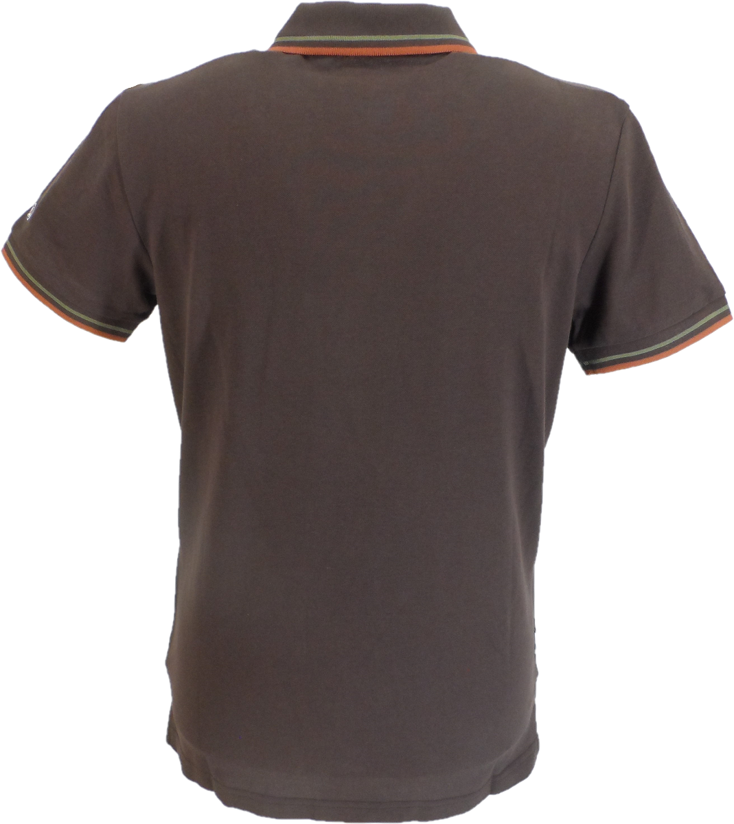 Lambretta Brown Retro Target Logo 100 Cotton Polo Shirts