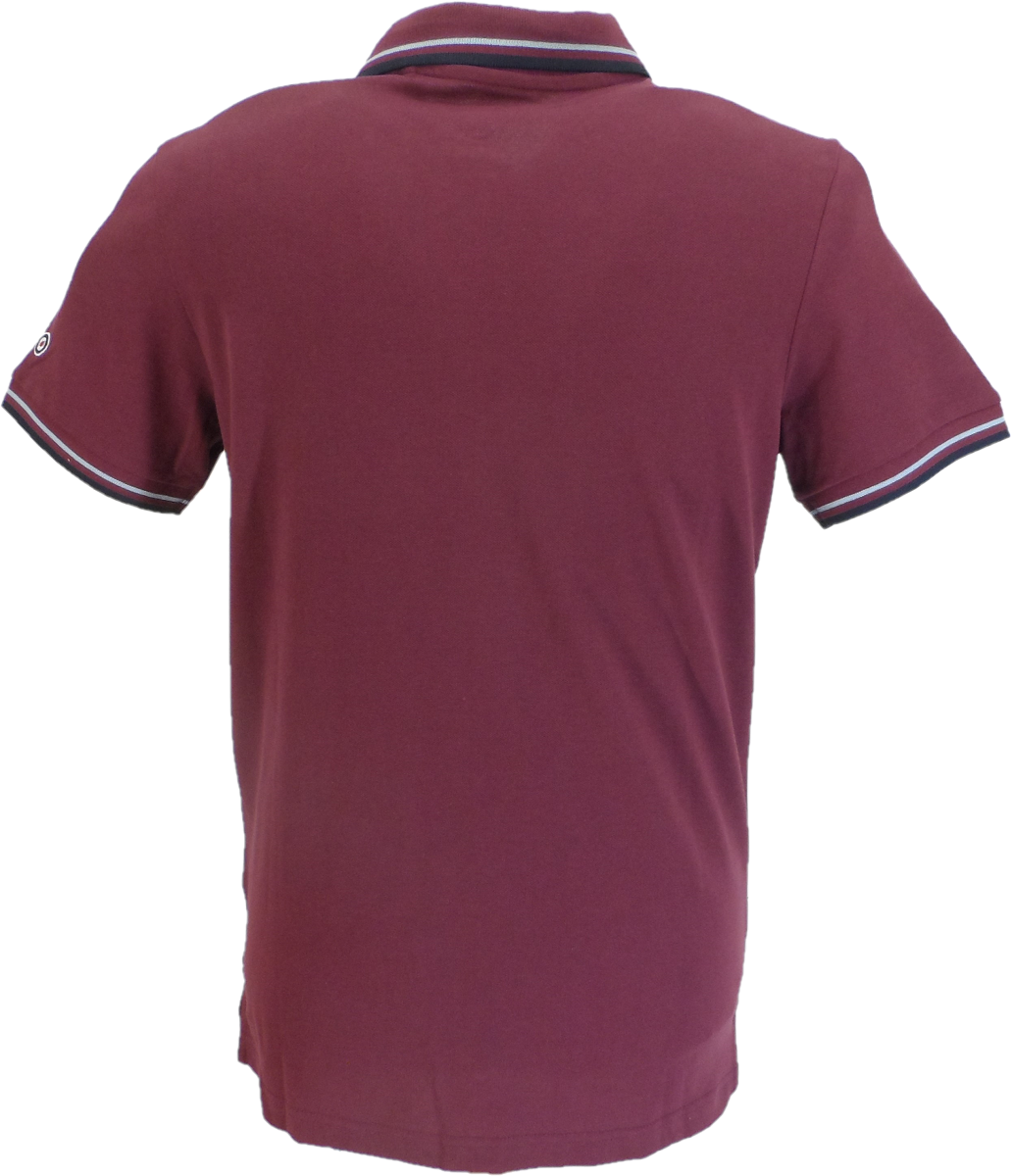 Lambretta Grape/Sky/Navy Retro Target Logo 100% Cotton Polo Shirts