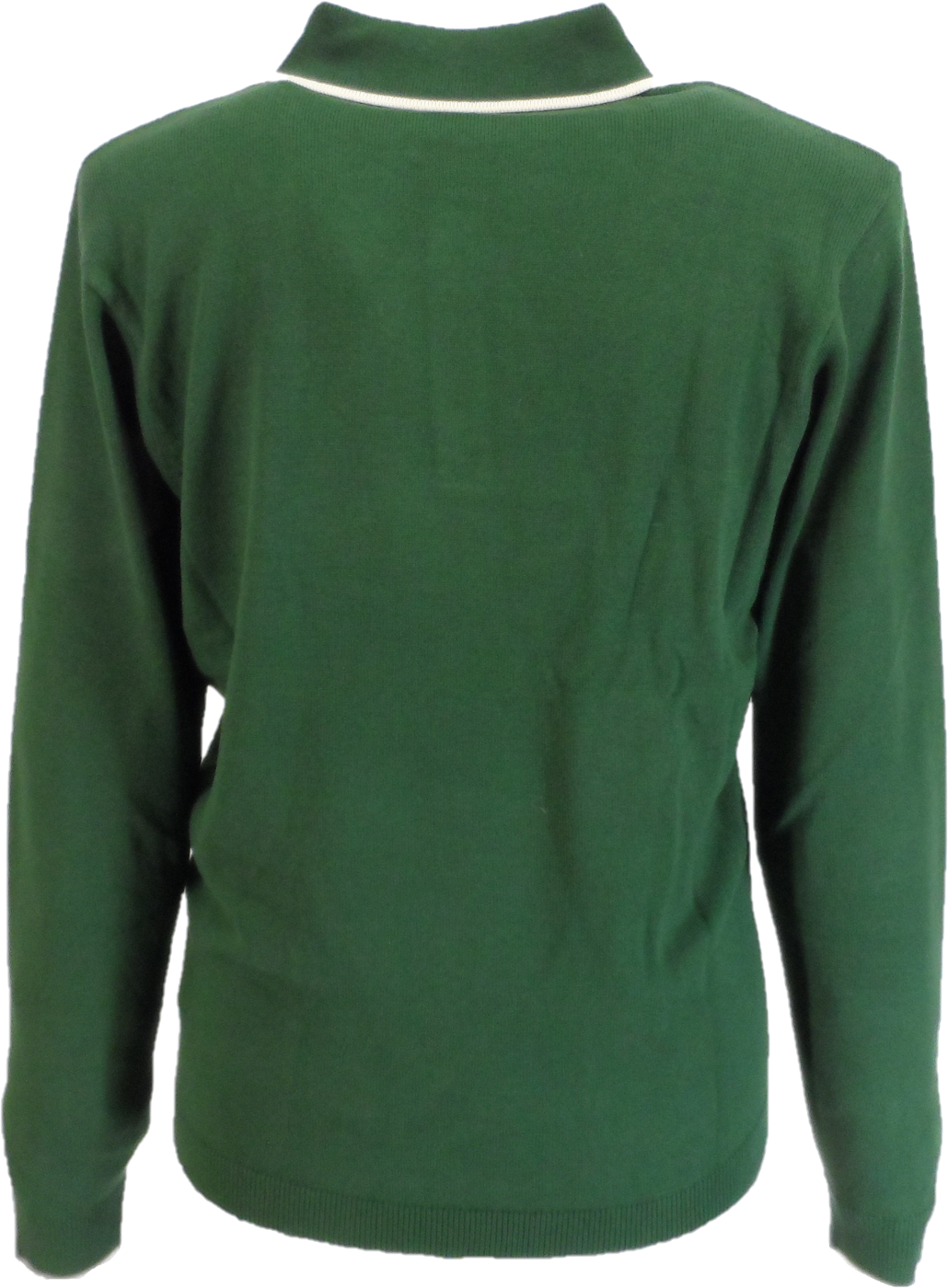 Gabicci Vintage Lineker Forest Green Knitted Polo