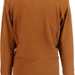Gabicci Vintage Mens Lineker Toffee Knitted Polo