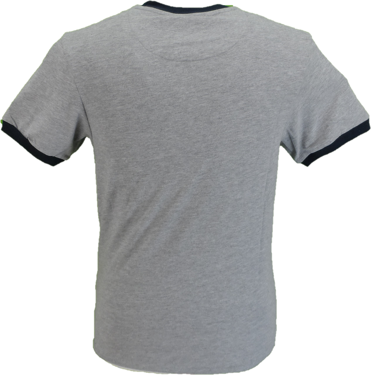 Trojan Records Marl Grey Classic Helmet  Outline Logo T-Shirt