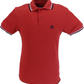 Trojan Mens Red Twin Tipped Polo Shirt