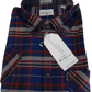 Ben Sherman Mens Royal Blue Checked Short Sleeved Shirt