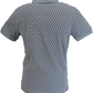 Lambretta Mens Dusky Blue All Over Target Polo Shirts