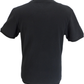 Trojan Mens Black Plain Badged tee 100% Cotton T-Shirt