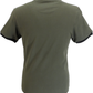 Trojan Records Mens Army Green Spirit of 69 100% Cotton Peach T-Shirt