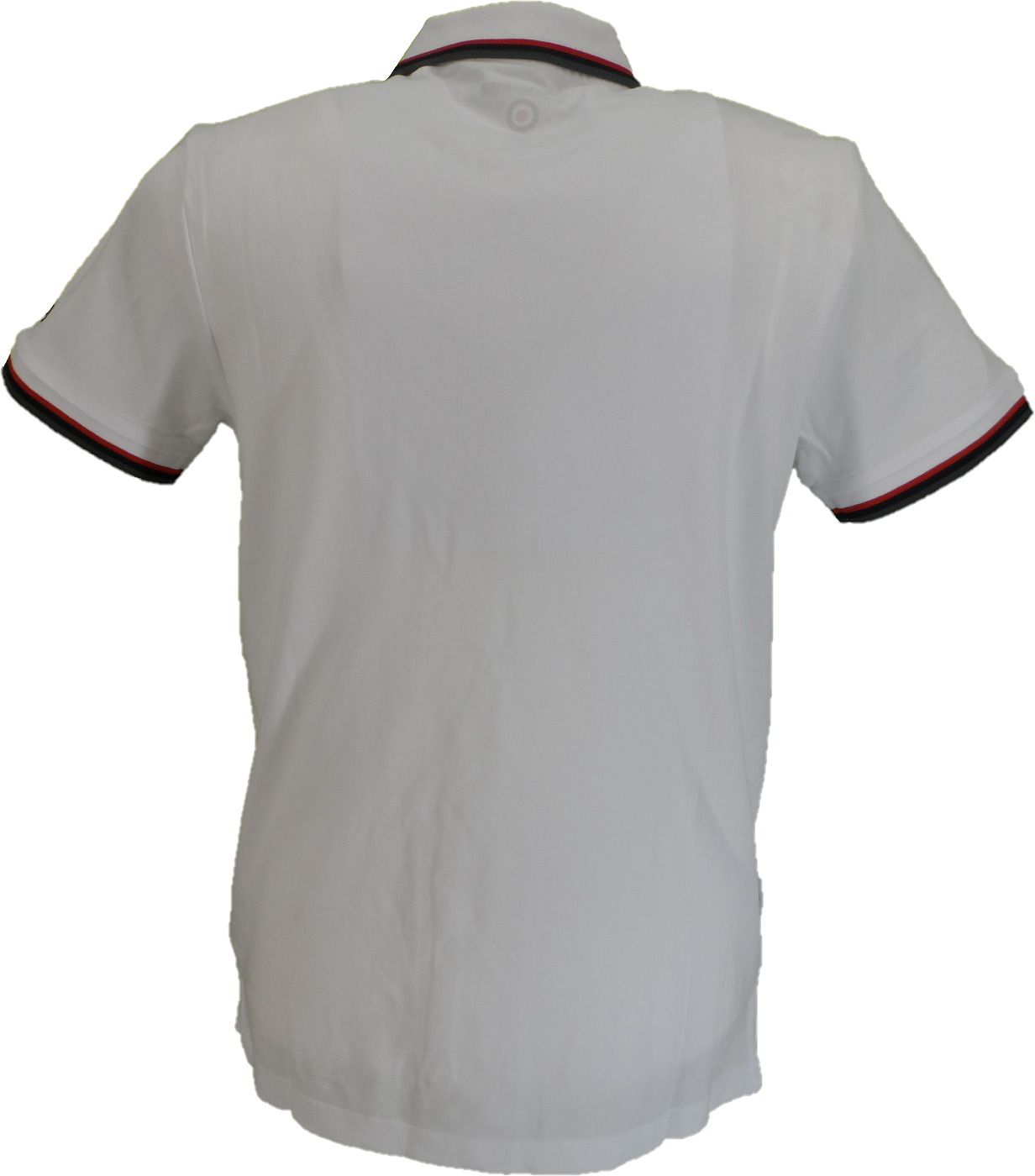Lambretta White/Red/Navy/Iron Grey Retro Target Logo 100% Cotton Polo Shirts