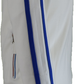 Trojan Mens Ecru Twin-Stripe Contrast Zip Retro Track Tops