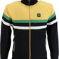Trojan Mens Black Panel Stripe Track Tops