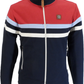 Trojan Mens Navy Blue Panel Stripe Track Tops