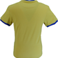 Trojan Mens Mustard Target 100% Cotton Peach T-Shirt
