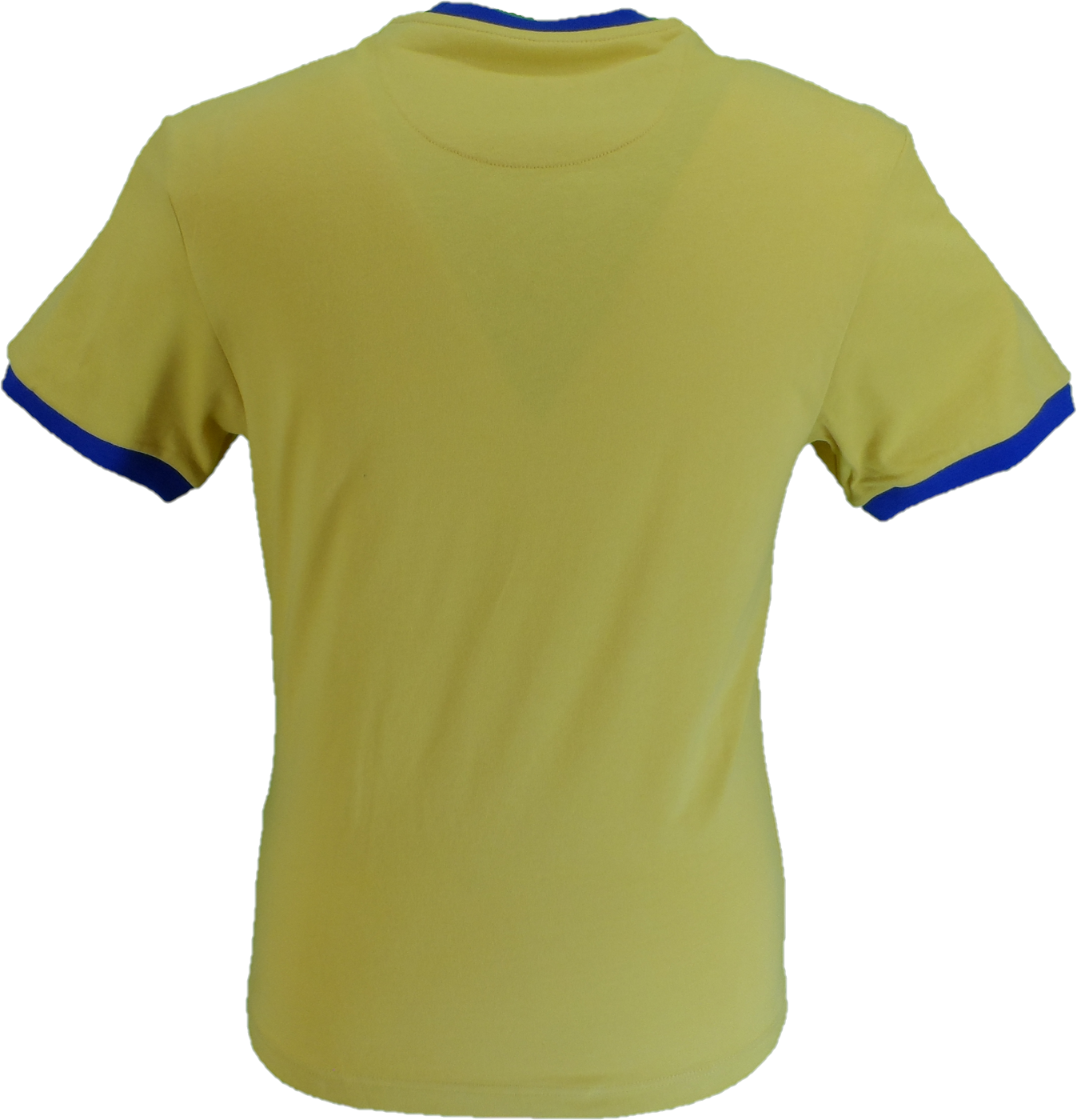 Trojan Mens Mustard Target 100% Cotton Peach T-Shirt