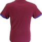Trojan Records Mens Port Red Spirit of 69 100% Cotton Peach T-Shirt
