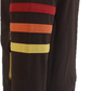 Trojan Mens Chocolate Brown Sleeve Stripe Zip Track Tops