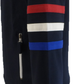 Trojan Mens Navy Blue Sleeve Stripe Zip Track Tops