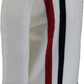 Trojan Mens Ecru Textured Racing Stripe Fine Gauge Turtle Neck