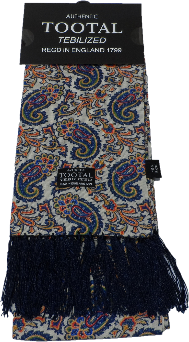 Tootal Mens Tebilized 100% Rayon Paisley Scarf