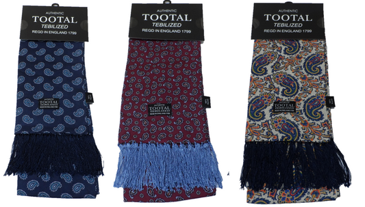 Tootal Mens Tebilized 100% Rayon Paisley Scarf