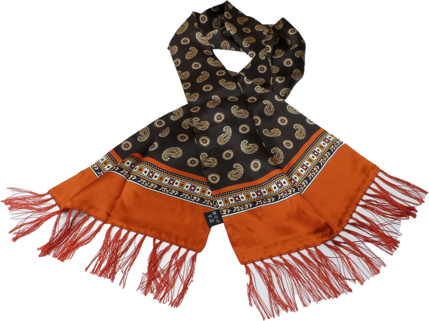 Tootal Mens Retro Paisley Print 100% Silk Scarves