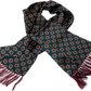 Tootal Mens Retro Geo Print 100% Silk Scarves