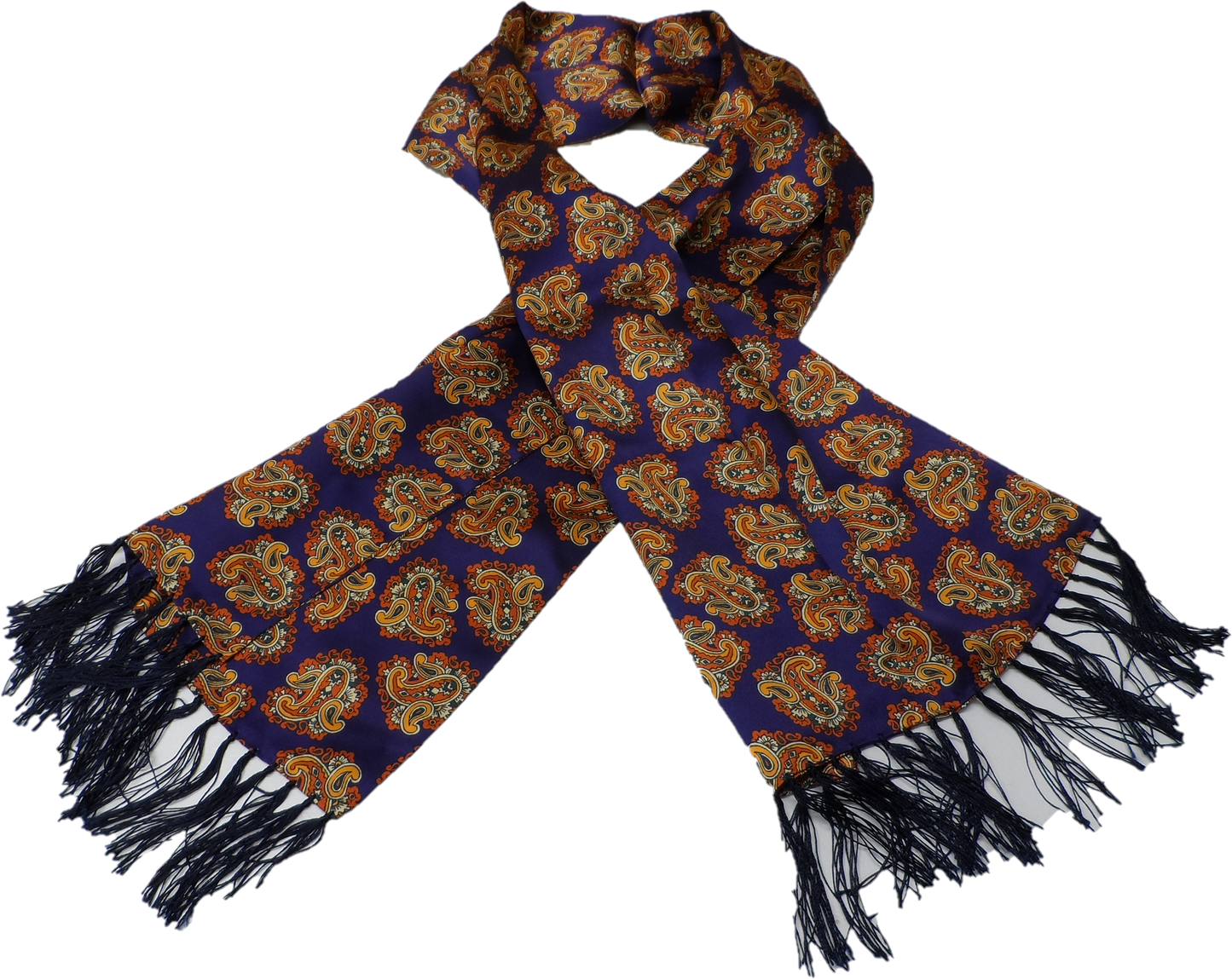Tootal Mens Retro Paisley Print 100% Silk Scarves