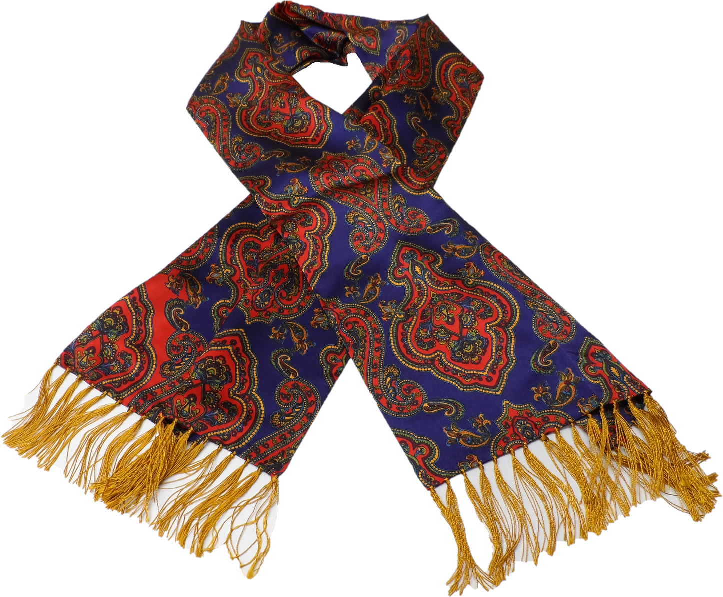 Tootal Mens Retro Paisley Print 100% Silk Scarves