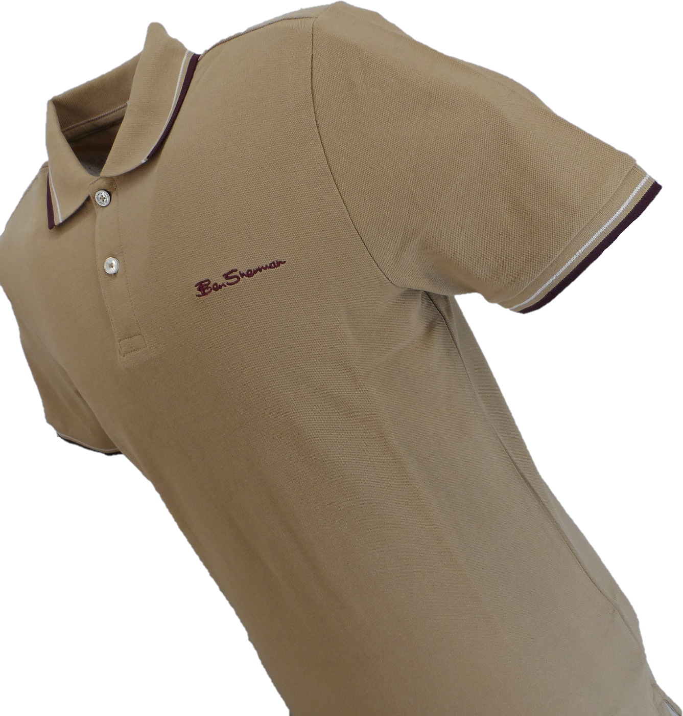 Ben Sherman Men's Signature Biscuit 100% Cotton Polo Shirt