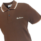 Ben Sherman Men's Signature Dark Brown 100% Cotton Polo Shirt