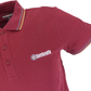Lambretta Burgundy Retro Target Logo 100% Cotton Polo Shirts
