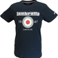 Lambretta Mens Navy Blue Classic Target T Shirt