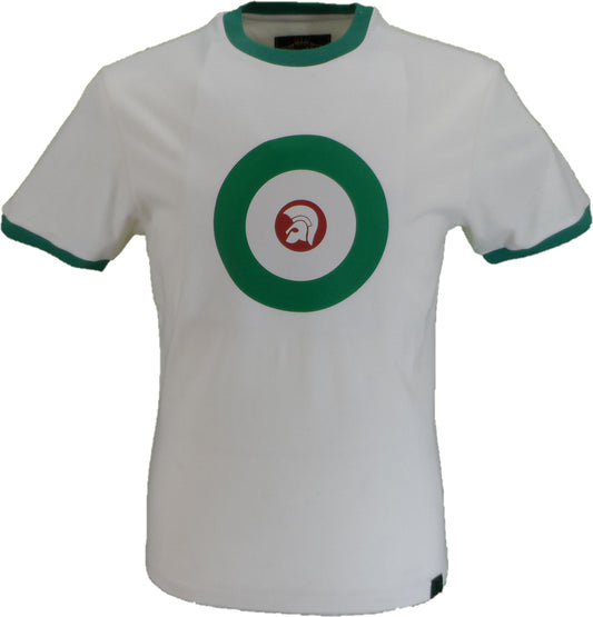 Trojan Mens Italia Target Ringer logo T-Shirt