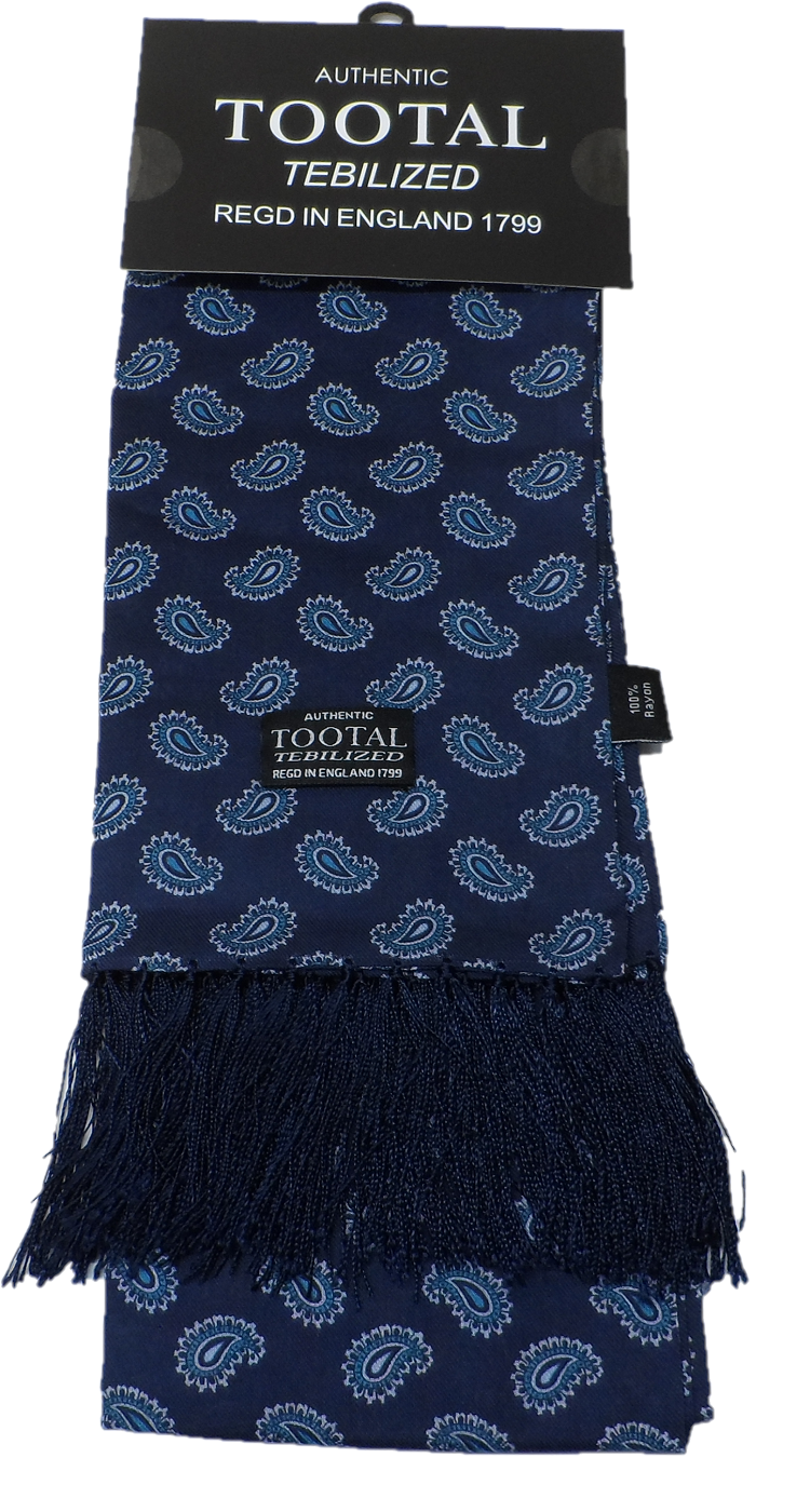 Tootal Mens Tebilized 100% Rayon Paisley Scarf